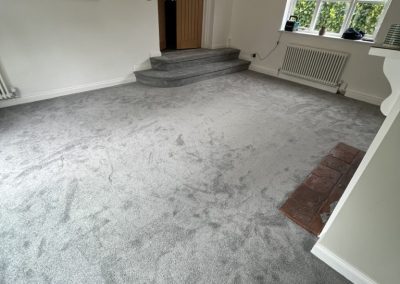 Balta Kesari 940 Storm carpet fitted to a media room of a luxury dwelling - Ampthill MK45
